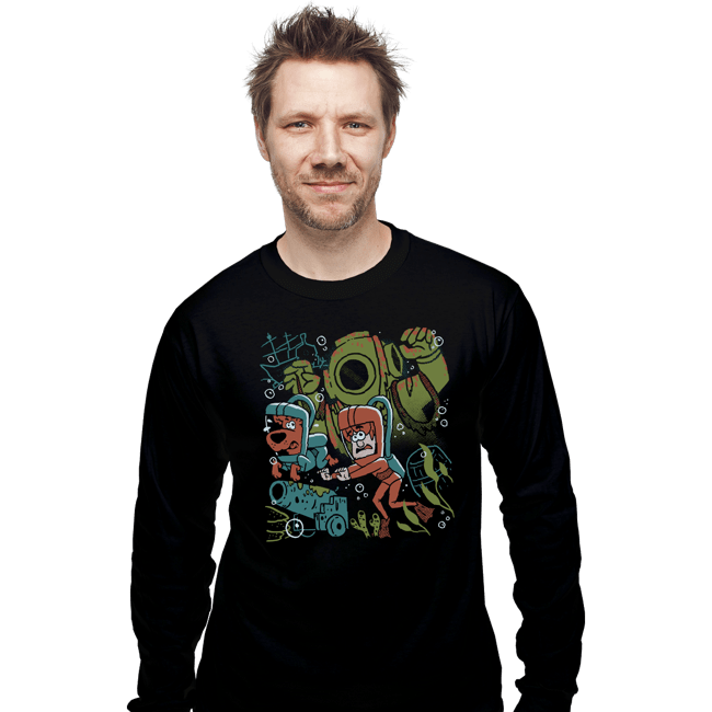 Secret_Shirts Long Sleeve Shirts, Unisex / Small / Black Mystery Dive!