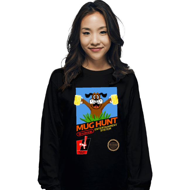 Secret_Shirts Long Sleeve Shirts, Unisex / Small / Black Mug Hunt