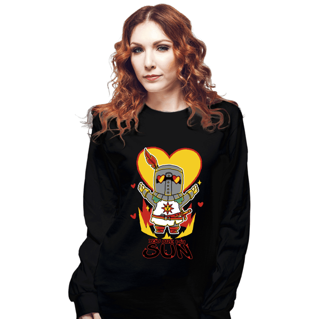 Daily_Deal_Shirts Long Sleeve Shirts, Unisex / Small / Black You Are My Sun