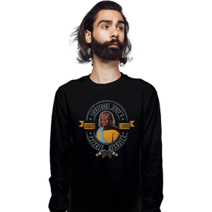 Daily_Deal_Shirts Long Sleeve Shirts, Unisex / Small / Black Worf's Security