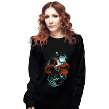 Load image into Gallery viewer, Daily_Deal_Shirts Long Sleeve Shirts, Unisex / Small / Black Song Of The Mermaid
