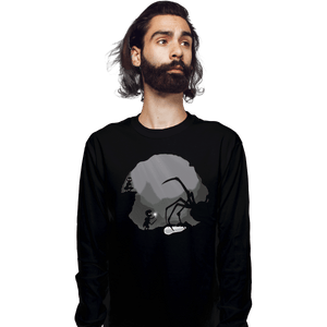 Shirts Long Sleeve Shirts, Unisex / Small / Black Hobbits in Limbo
