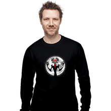 Load image into Gallery viewer, Shirts Long Sleeve Shirts, Unisex / Small / Black Moonlight Aku
