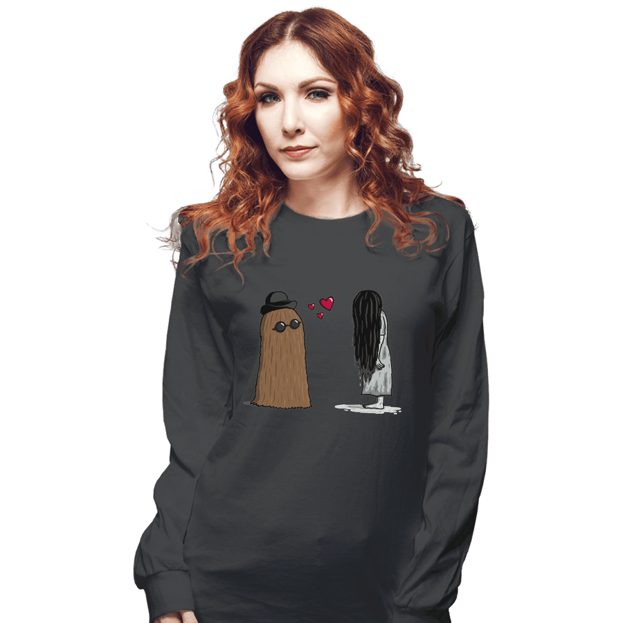 Shirts Long Sleeve Shirts, Unisex / Small / Charcoal Hairy Love