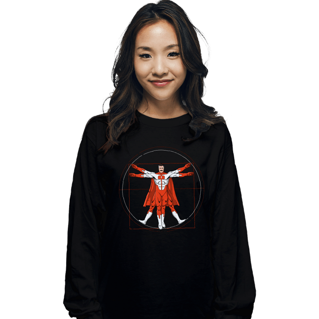 Daily_Deal_Shirts Long Sleeve Shirts, Unisex / Small / Black Vitruvian Viltrumite