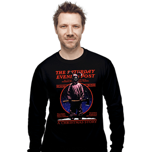 Daily_Deal_Shirts Long Sleeve Shirts, Unisex / Small / Black Christmas Story