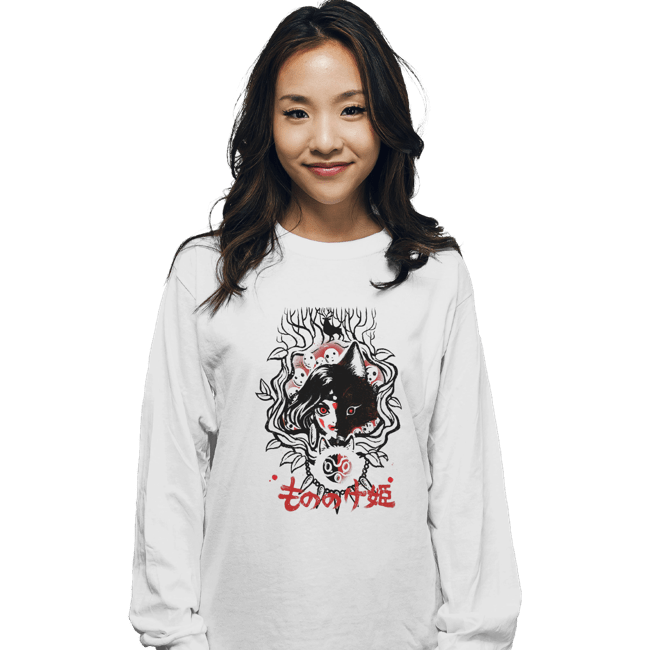 Shirts Long Sleeve Shirts, Unisex / Small / White Forest Princess