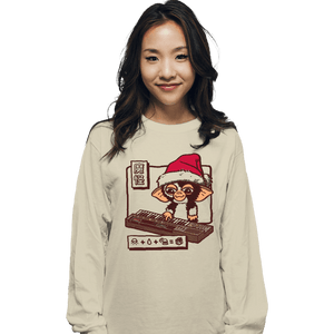 Secret_Shirts Long Sleeve Shirts, Unisex / Small / Natural Mogwai's Song