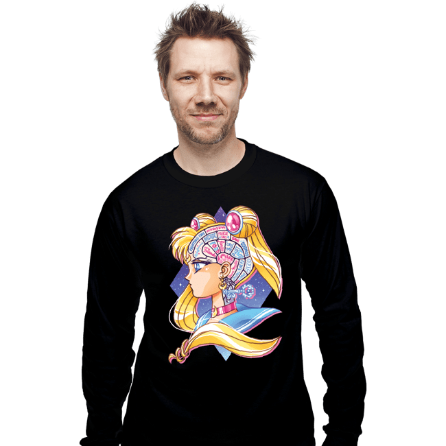 Shirts Long Sleeve Shirts, Unisex / Small / Black Magical Lock and Time Key