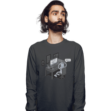 Load image into Gallery viewer, Shirts Long Sleeve Shirts, Unisex / Small / Charcoal Robot Problems
