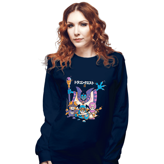 Secret_Shirts Long Sleeve Shirts, Unisex / Small / Navy Dragon Team