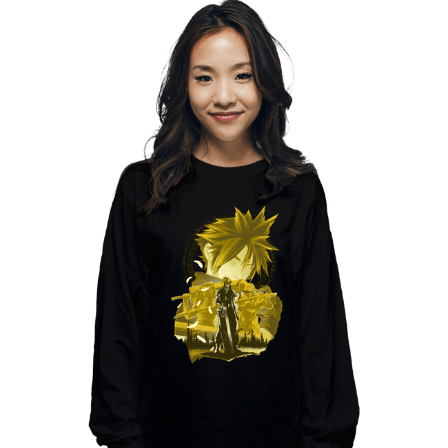 Daily_Deal_Shirts Long Sleeve Shirts, Unisex / Small / Black Cloud Strife