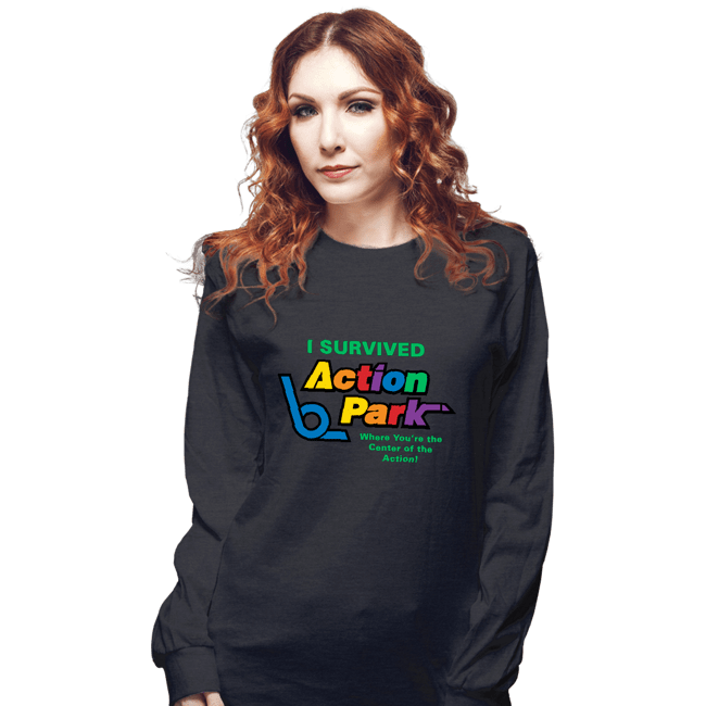 Secret_Shirts Long Sleeve Shirts, Unisex / Small / Dark Heather Action Park