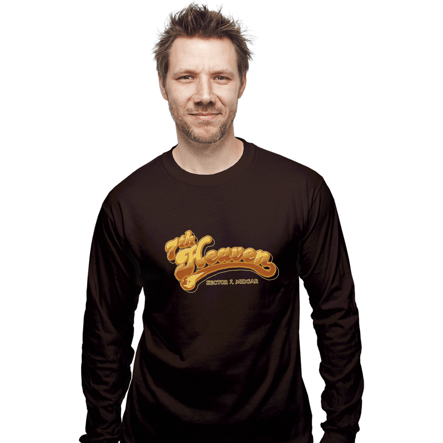 Shirts Long Sleeve Shirts, Unisex / Small / Dark Chocolate 7th Heaven
