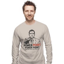 Load image into Gallery viewer, Shirts Long Sleeve Shirts, Unisex / Small / Sand Power Point
