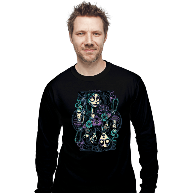 Daily_Deal_Shirts Long Sleeve Shirts, Unisex / Small / Black Bride & Victor Card