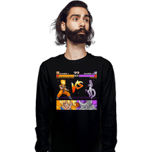 Load image into Gallery viewer, Shirts Long Sleeve Shirts, Unisex / Small / Black Goku VS Frieza
