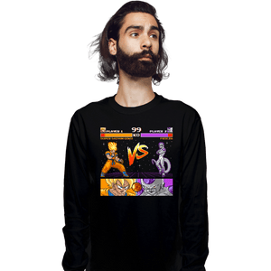Shirts Long Sleeve Shirts, Unisex / Small / Black Goku VS Frieza
