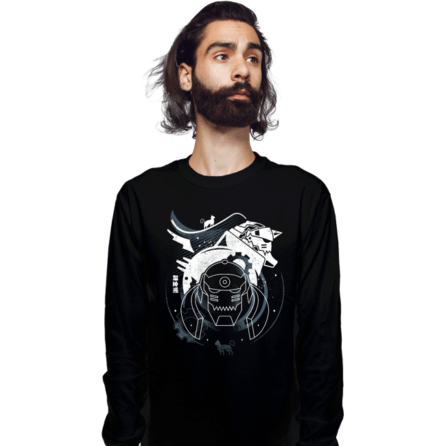 Shirts Long Sleeve Shirts, Unisex / Small / Black Al and Cats