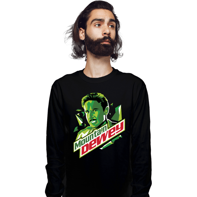 Daily_Deal_Shirts Long Sleeve Shirts, Unisex / Small / Black Mountain Dewey