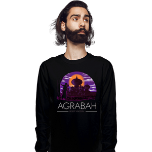 Shirts Long Sleeve Shirts, Unisex / Small / Black Agrabah Desert Kingdom