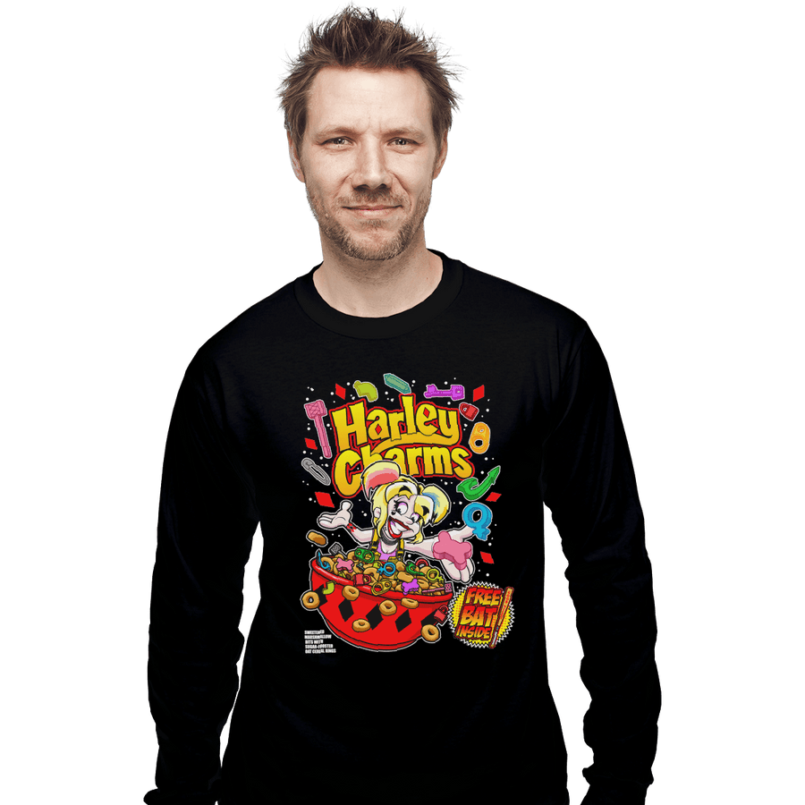 Shirts Long Sleeve Shirts, Unisex / Small / Black Harley Charms