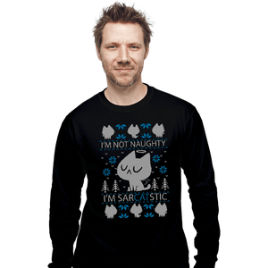 Daily_Deal_Shirts Long Sleeve Shirts, Unisex / Small / Black SarCATstic