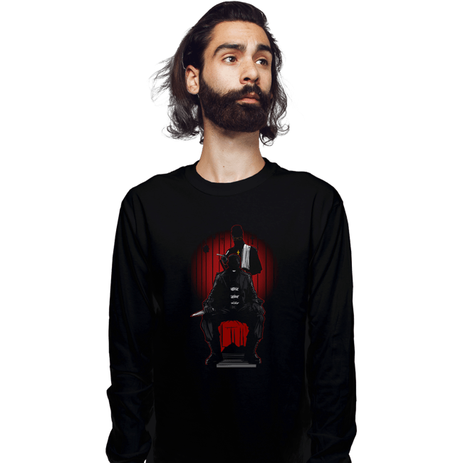 Secret_Shirts Long Sleeve Shirts, Unisex / Small / Black At The Barbers