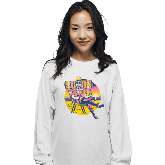Secret_Shirts Long Sleeve Shirts, Unisex / Small / White A King's Rest