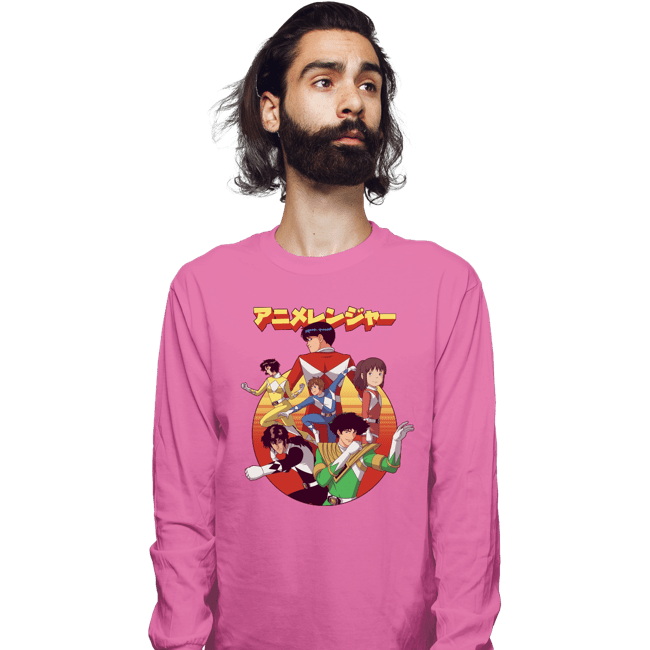 Secret_Shirts Long Sleeve Shirts, Unisex / Small / Azalea Anime Rangers