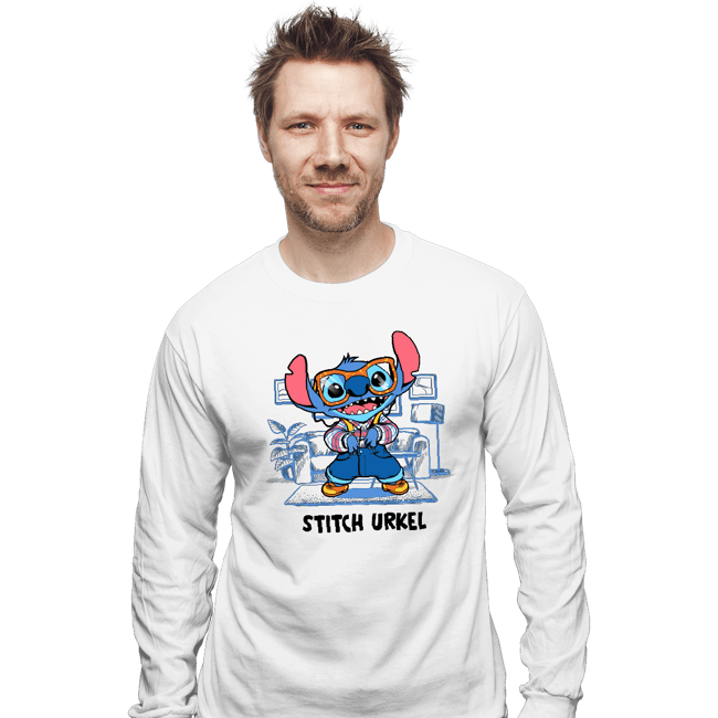 Shirts Long Sleeve Shirts, Unisex / Small / White Stitch Urkel