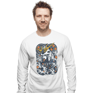 Shirts Long Sleeve Shirts, Unisex / Small / White Nu Mecha