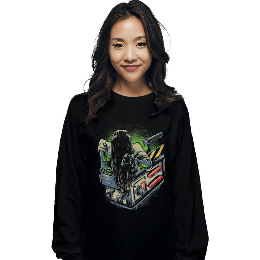 Shirts Long Sleeve Shirts, Unisex / Small / Black Trapped Ghost