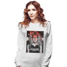 Load image into Gallery viewer, Shirts Long Sleeve Shirts, Unisex / Small / White Carrie
