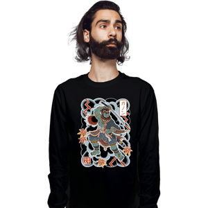 Daily_Deal_Shirts Long Sleeve Shirts, Unisex / Small / Black Irezumi Ganon