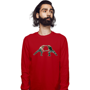 Shirts Long Sleeve Shirts, Unisex / Small / Red 80s Fusion