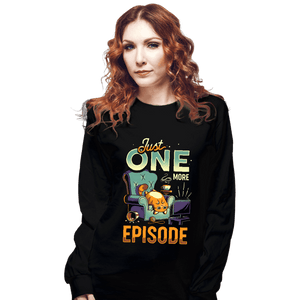 Daily_Deal_Shirts Long Sleeve Shirts, Unisex / Small / Black Chonky TV Addict