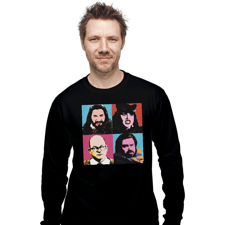 Shirts Long Sleeve Shirts, Unisex / Small / Black Warhol Vampires