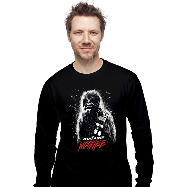 Secret_Shirts Long Sleeve Shirts, Unisex / Small / Black Horror Chewie!