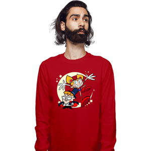 Daily_Deal_Shirts Long Sleeve Shirts, Unisex / Small / Red Sailor's Laboratory