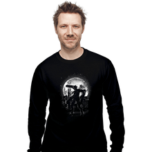 Load image into Gallery viewer, Shirts Long Sleeve Shirts, Unisex / Small / Black Moonlight Chainsaw
