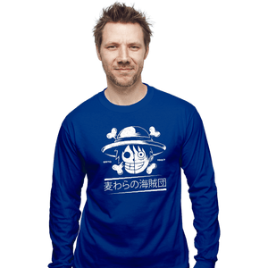 Shirts Long Sleeve Shirts, Unisex / Small / Royal Blue The Straw Hat Crew