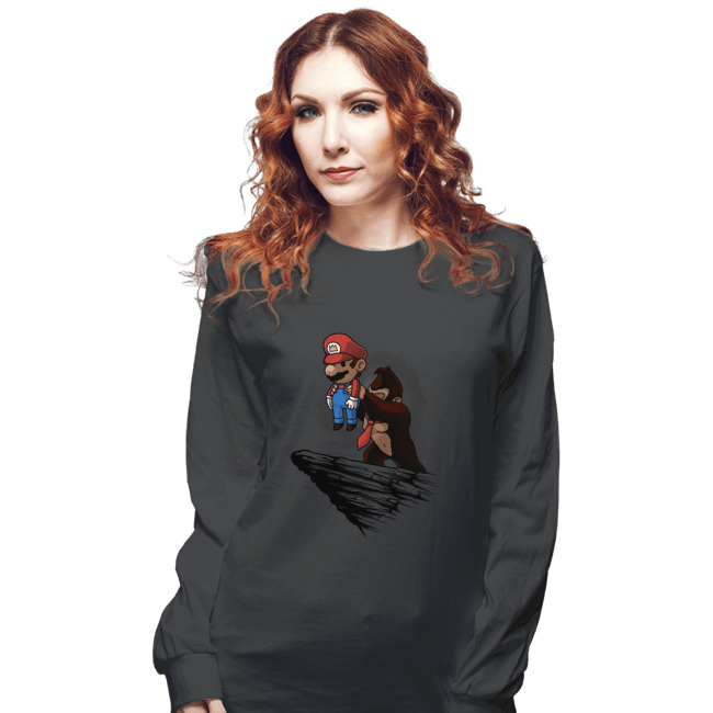 Shirts Long Sleeve Shirts, Unisex / Small / Charcoal Gaming King