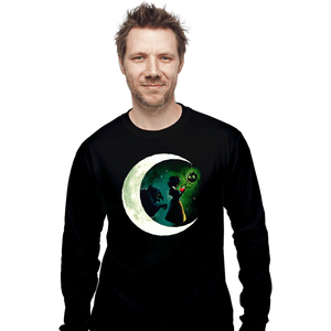 Daily_Deal_Shirts Long Sleeve Shirts, Unisex / Small / Black Snow Moon