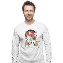 Load image into Gallery viewer, Shirts Long Sleeve Shirts, Unisex / Small / White Okami Ink

