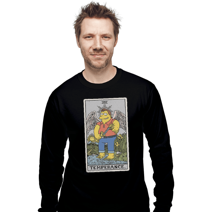 Shirts Long Sleeve Shirts, Unisex / Small / Black Temperance