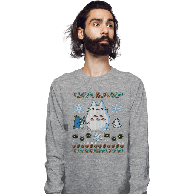 Daily_Deal_Shirts Long Sleeve Shirts, Unisex / Small / Sports Grey Snowtoro
