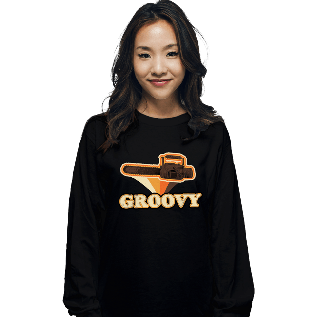 Shirts Long Sleeve Shirts, Unisex / Small / Black Groovy Tools