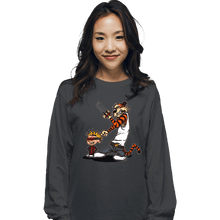 Load image into Gallery viewer, Daily_Deal_Shirts Long Sleeve Shirts, Unisex / Small / Charcoal Superhero Team
