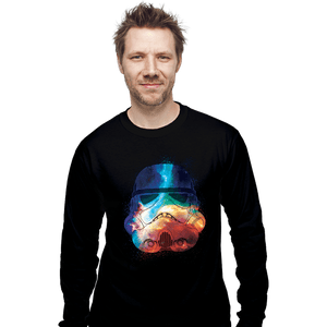 Daily_Deal_Shirts Long Sleeve Shirts, Unisex / Small / Black Galactic Stormtrooper